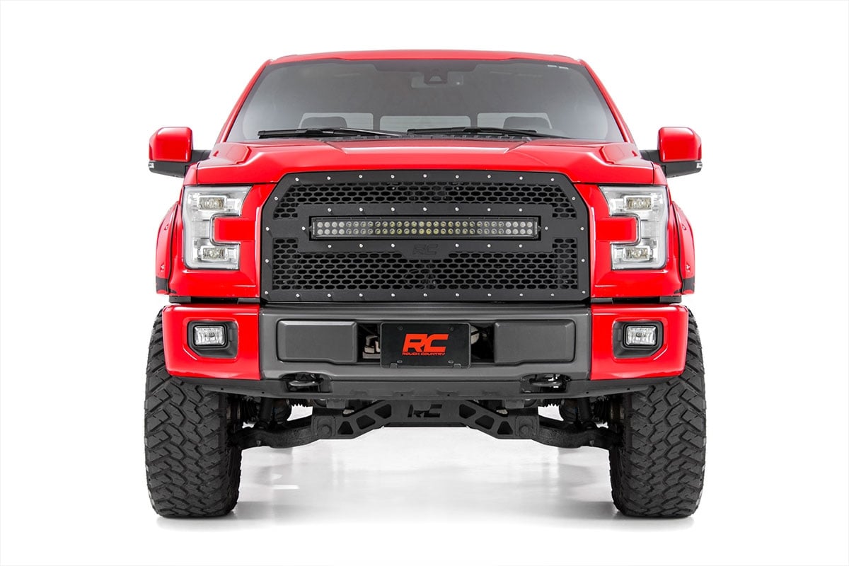 Ford F-150 Mesh Grille - Rough Country - 30